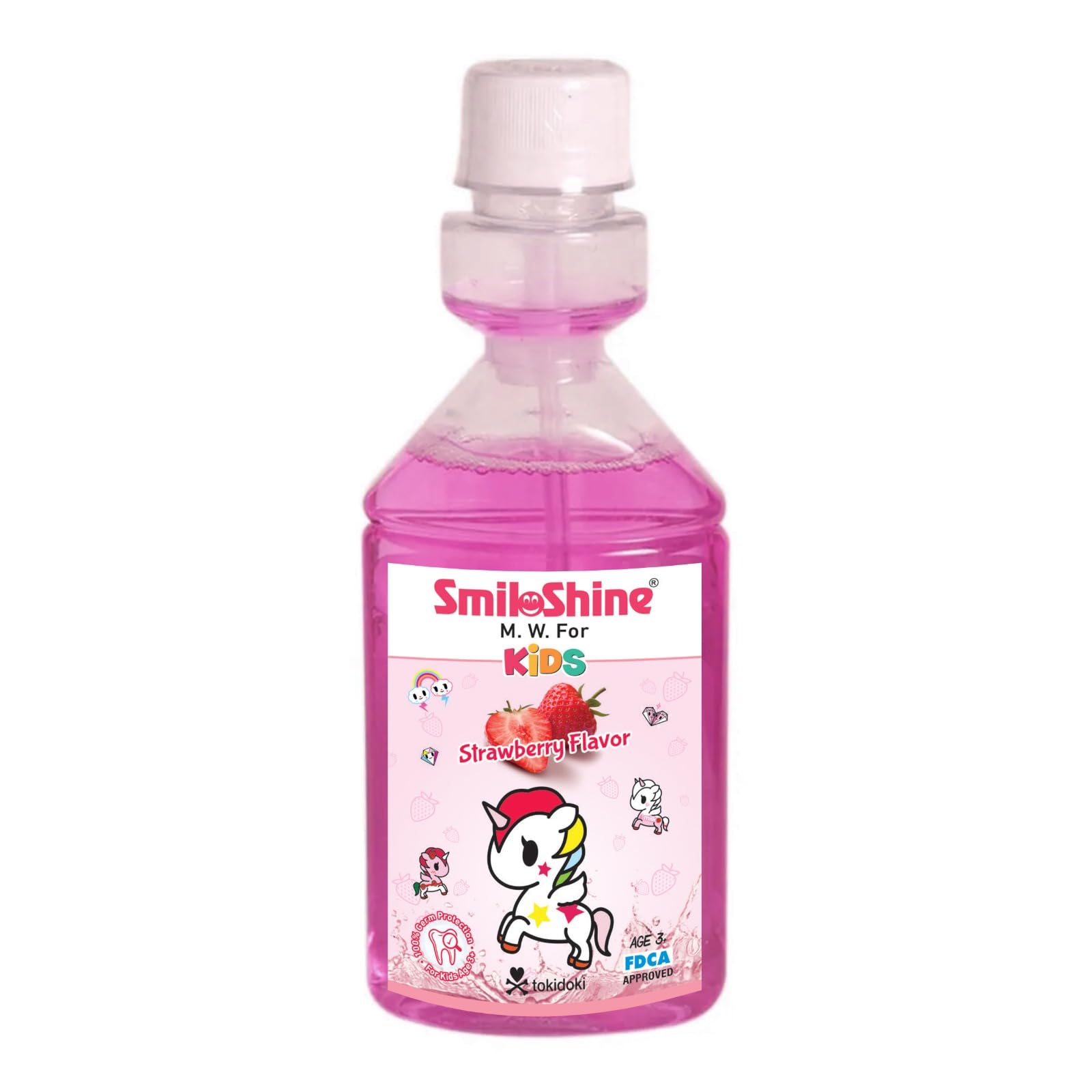 SmiloShine Unicorn Kids Mouthwash-Alcohol Free-For Fresh Breath & Protection Against Germs, Ages 3+ (Strawberry Flavour), 150 Milliliter (B0CP2K1JVG) Amazon Price History, Amazon Price Tracker