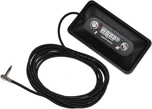 HQRP 2-Button Guitar Amp Footswitch Replacement for Marshall P802 / PEDL-91003 fits Marshall SV100RH, DSL100H, 1962HW, 2245THW, MG50CFX, MG101CFX, MG102CFX, MG100HCFX Amps