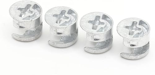 ReplacementScrews Tuercas de bloqueo de leva excéntricas compatibles con IKEA Part 106720 (paquete de 4)