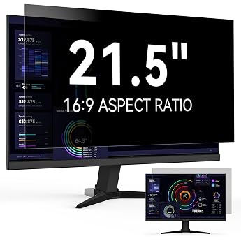 Protescreen Computer Monitor Privacy Screen 21.5 Inch 169 Anti-Glare