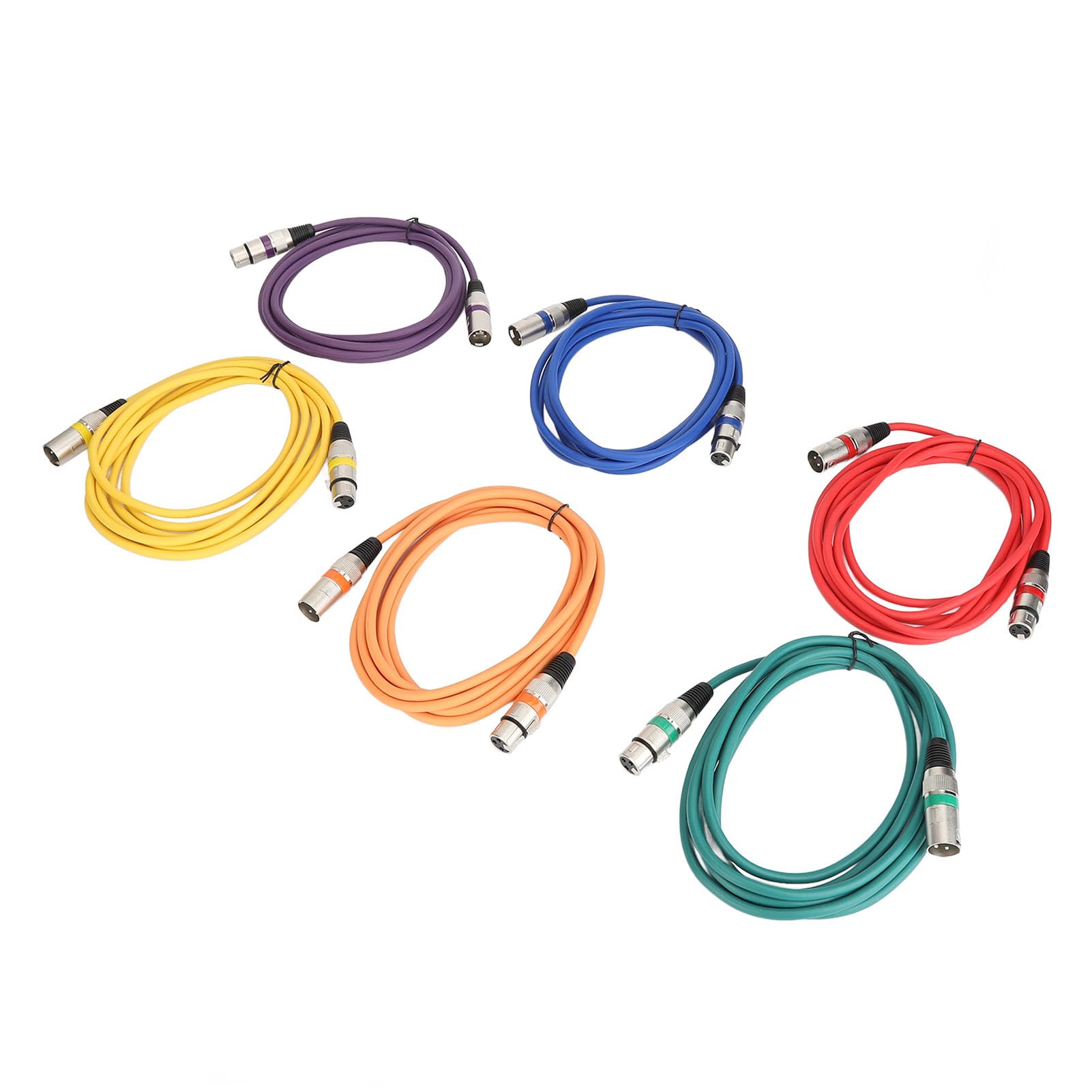 Socobeta Cavo per Microfono XLR Schermatura a Doppio Strato Forte Cavo Anti-interferenza da 10 Piedi per Apparecchiature Audio Professionali