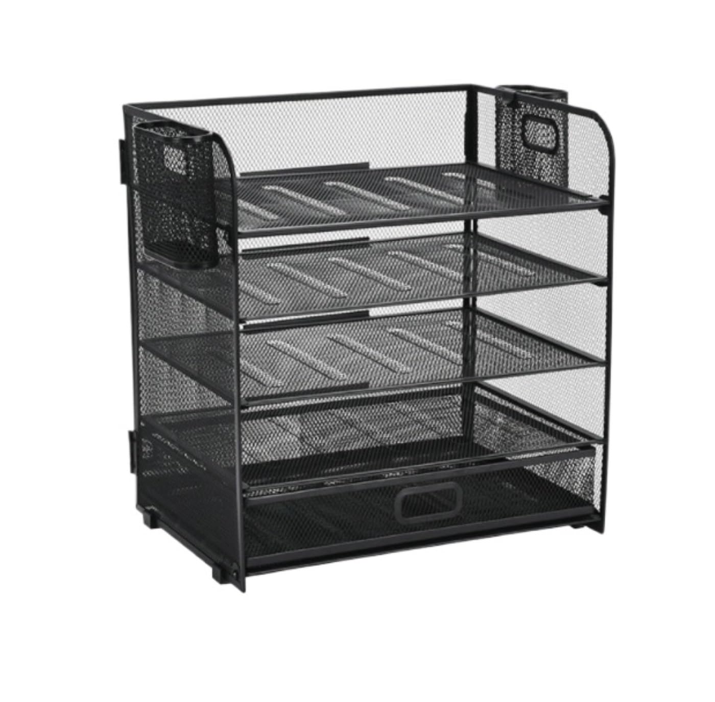 Porta Oggetti da Scrivania Organizzatore Da Scrivania In Metallo Organizzatore Per Vassoi Per Lettere In Carta A 5 Livelli Forniture Per Organizer Per File Desktop Organizzatore Scrivania