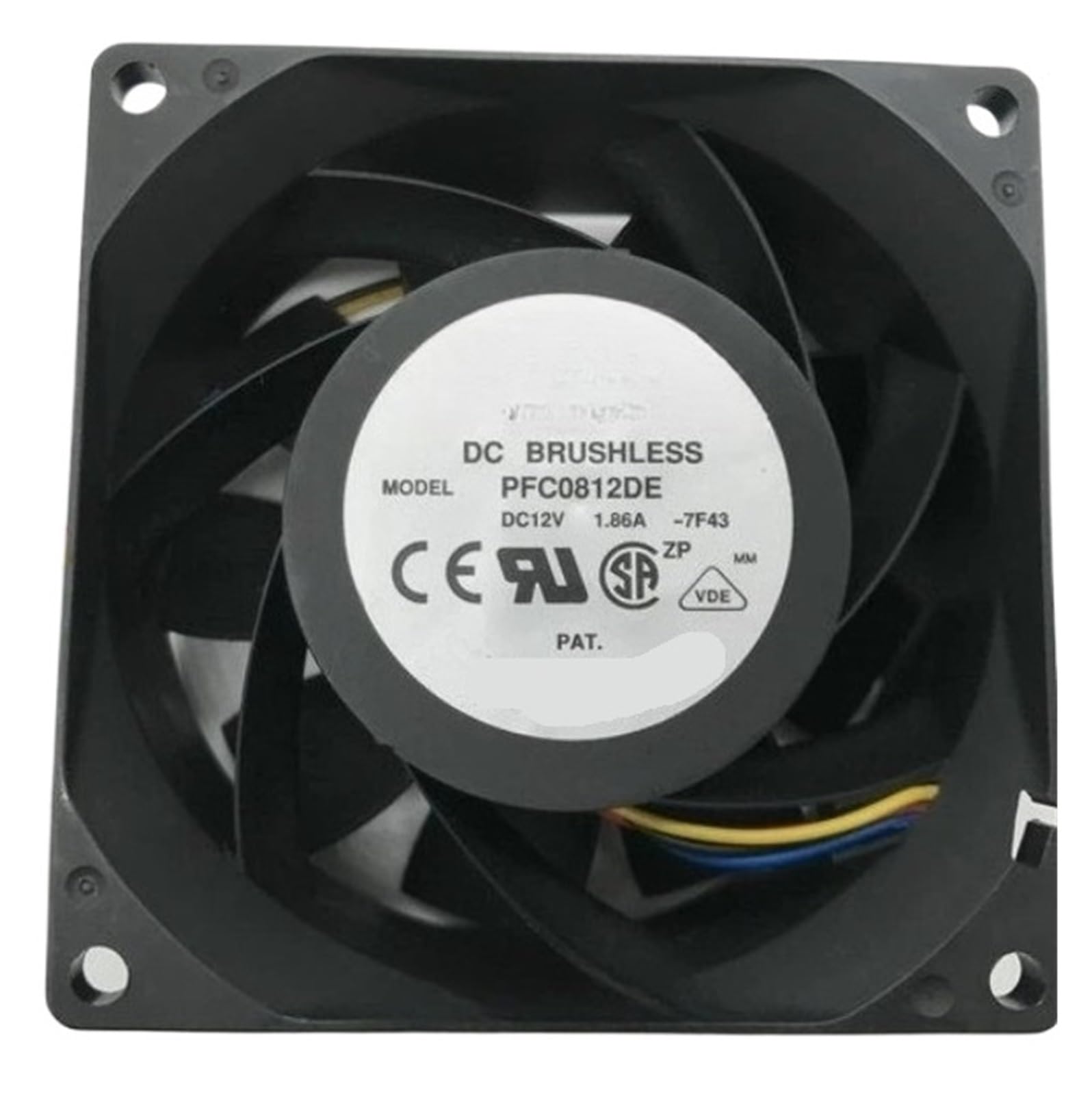EGTDSFGJA PFC0812DE 12VDC 3.30A Fan 80 * 80 * 38mm 4 Pins