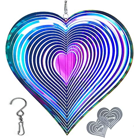 WINUSD 3D Stainless Steel Wind Spinner Cover