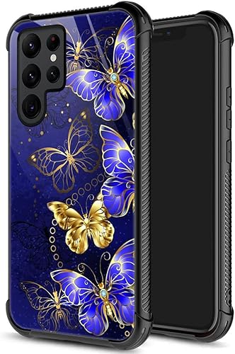 Miniatura 201 de Funda para Samsung Galaxy S23 Plus, protección de grado militar, esquinas a prueba de golpes, funda antiarañazos para Samsung Galaxy S23 Plus, flor