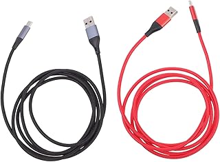 Hoement 2Pcs Cabo De Carregamento Adaptador De Carregador De Telefone Adaptador De Carregamento Cabo De Carregamento De Telefone Tipo-C Cabo De Carregamento USB Y Cabo Adaptador USB