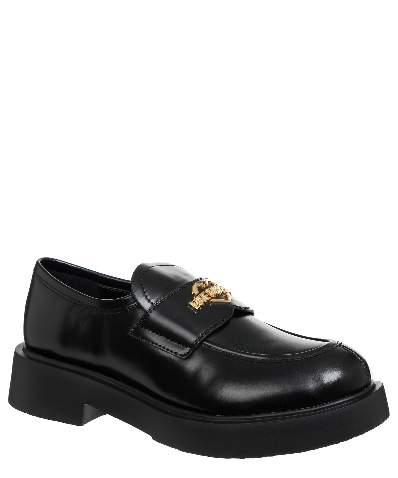 Love Moschino Damskie Ja10404g0ljd000 Loafers, czarne, 37 EU, czarny, 37 EU