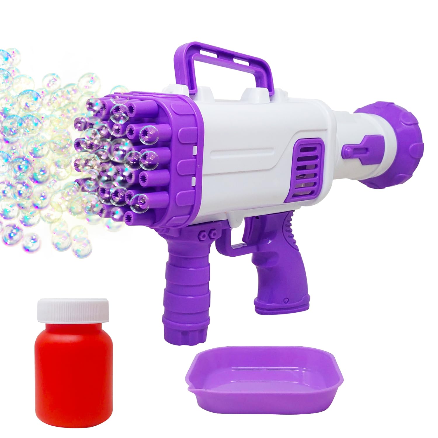 PARTEET 32 Hole Electric Gatling Bubble Gun for Kids with Soap Solution Indoor and Outdoor Toys for Toddlers Bubble Launcher Machine for Girls and Boys (B0D2L39V7P) Amazon Price History, Amazon Price Tracker