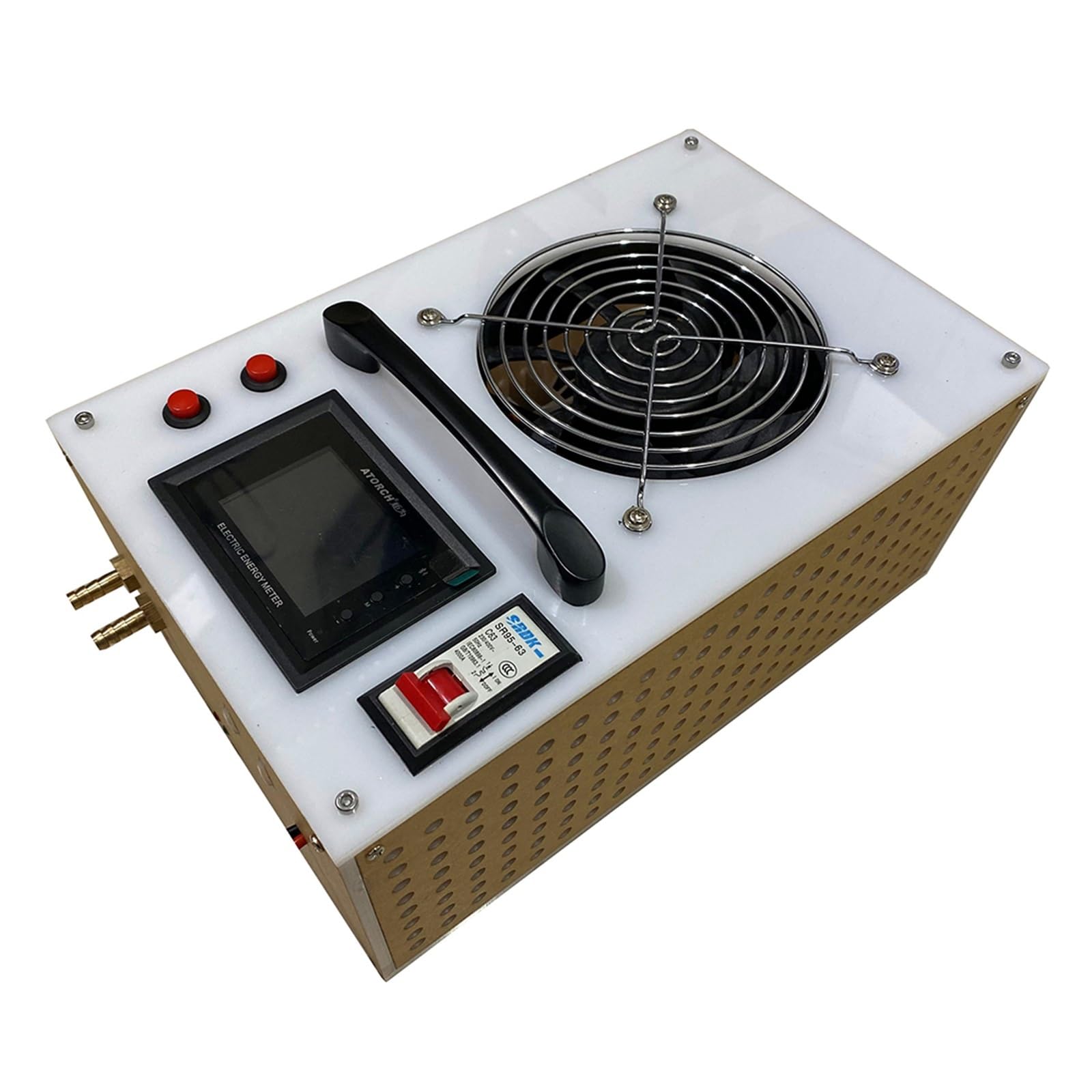 Induction Heater 2500W High Frequency Heating Machine Metal Melting Furnace + Coil + Crucible
