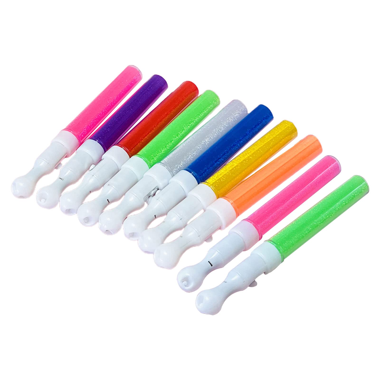 Kalttoy Multicolor 10-Piece Glow Sticks Led Sticks Party Supplies Light Up Wand For Party Wedding Birthday Concert Halloweens Led