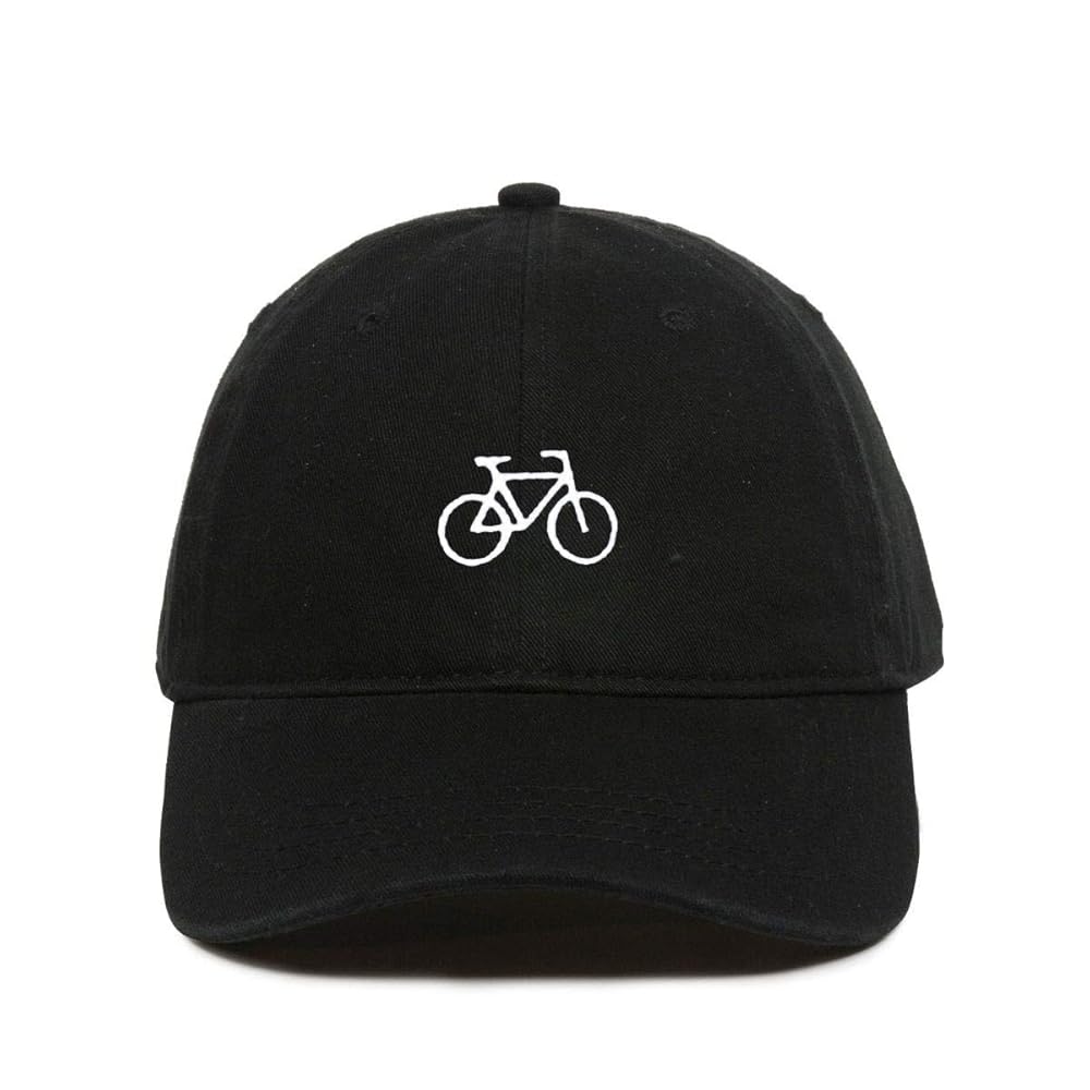 Bicycle Bike Baseball Cap Embroidered Cotton Adjustable Dad