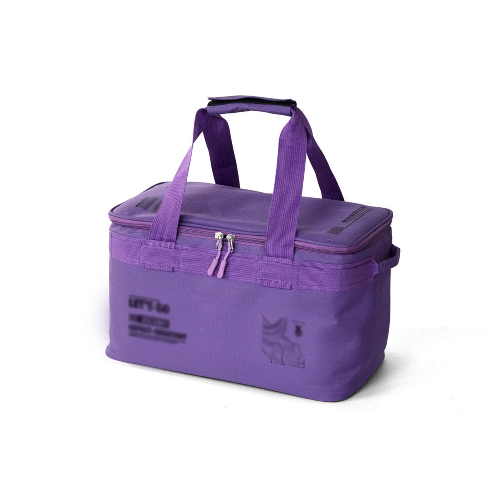 Torby do przechowywania na kemping i przybory kuchenne | odpowiednie na kemping, piesze wycieczki, pikniki i przechowywanie sprzętu outdoorowego (Purple)