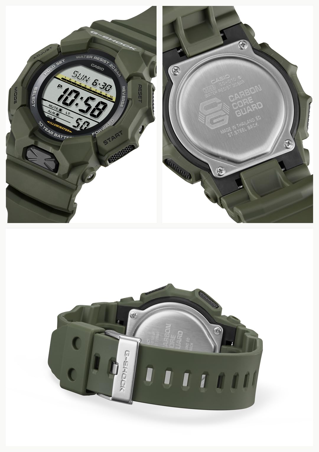 G-Shock Casio GD-010-3ER Klassische Herrenuhr