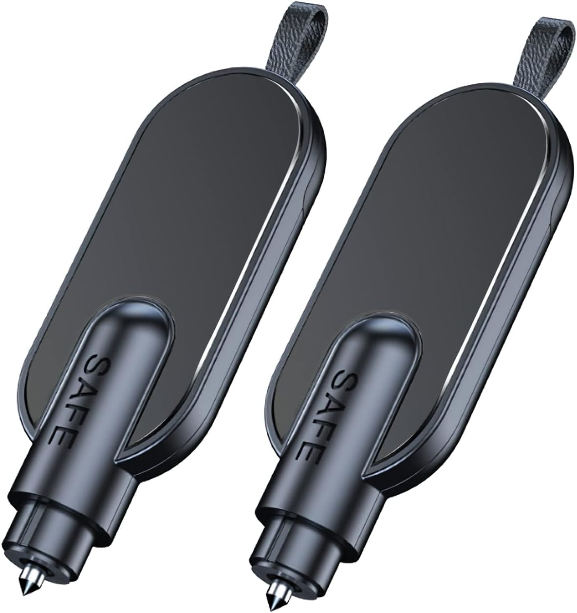 Car Safety Hammer 2 PCS, Spring Loaded Car Window Breaker and Glass