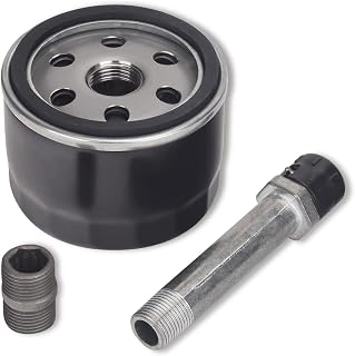 MIU13767 AM131611 AM125424 Easy Change Conversion Kit Compatible with J-ohnDeere Lawn and Garden Tractor MIU13767B, S160, S130, E120, E130, E150 & With 1 Oil Filter, 1 Drain Plug, 1 Adapter Fitting