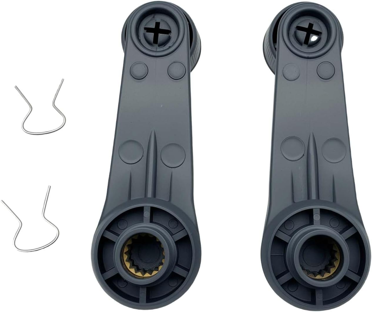 Manual Window Crank Handles Gray 6926004020 Compatible with 4Runner Corolla Land-Cruiser MR2 Pickup Starlet T100 Tacoma Tercel Van-Wagon