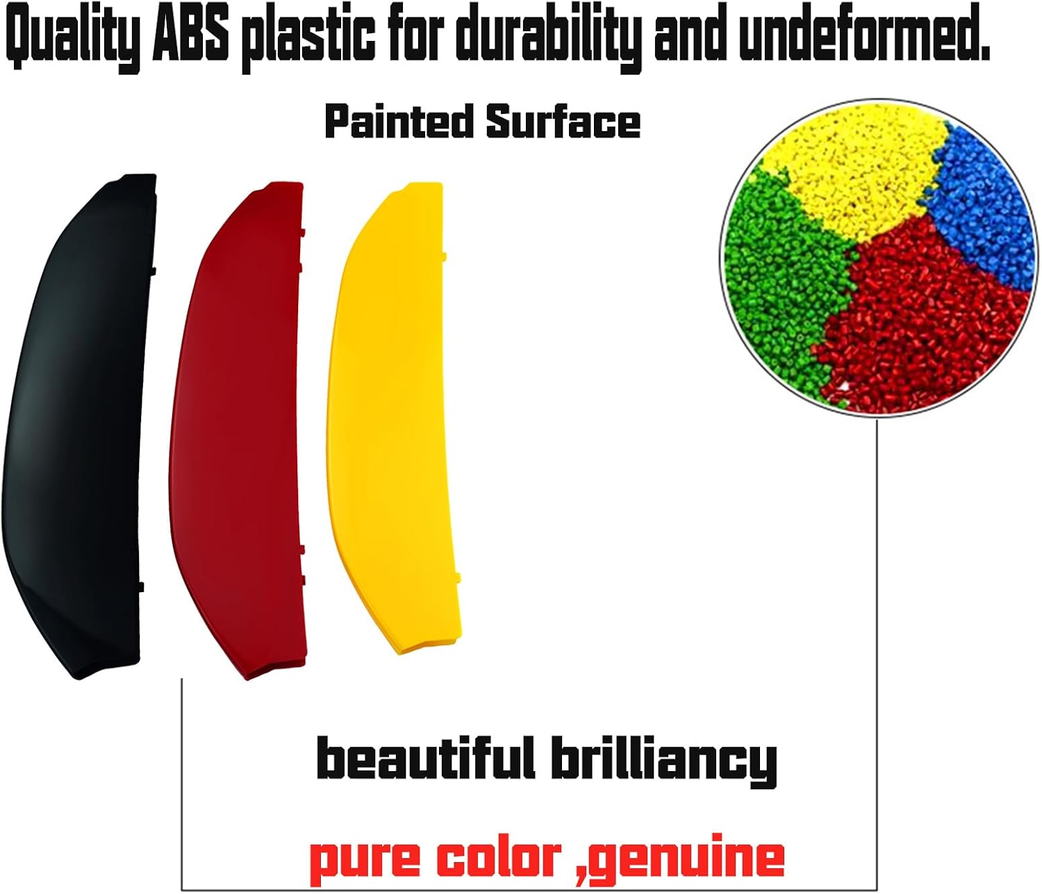 SANRILY Black,Red,Yellow Multi-color Grille Insert Trims Compatible With BMW F25 X3 2011-2017 and 2014-2018 F26 X4 Center Kidney Grill with 7-Beam stripe grille insert trims Exact Fit Kidney Grill