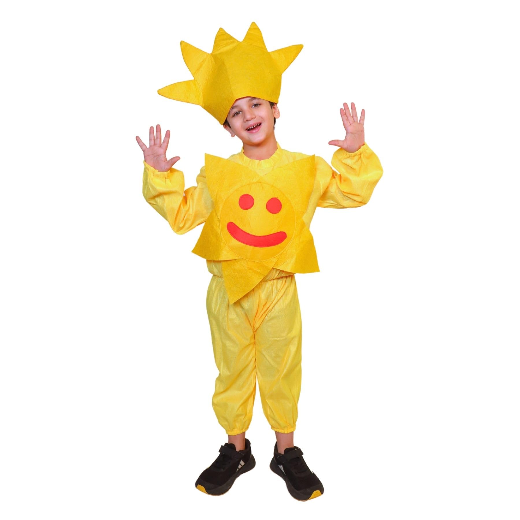 Kaku Fancy Dresses Nature Costume for Kids - Star, Sun, Moon, Cloud, Water Drop, Rainbow for Boys & Girls - Annual Function/Theme Party/Stage Shows/Competition-image-36