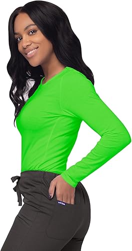 Miniatura 3 de Sivvan Scrubs for Women - Long Sleeve Comfort Underscrub Tee