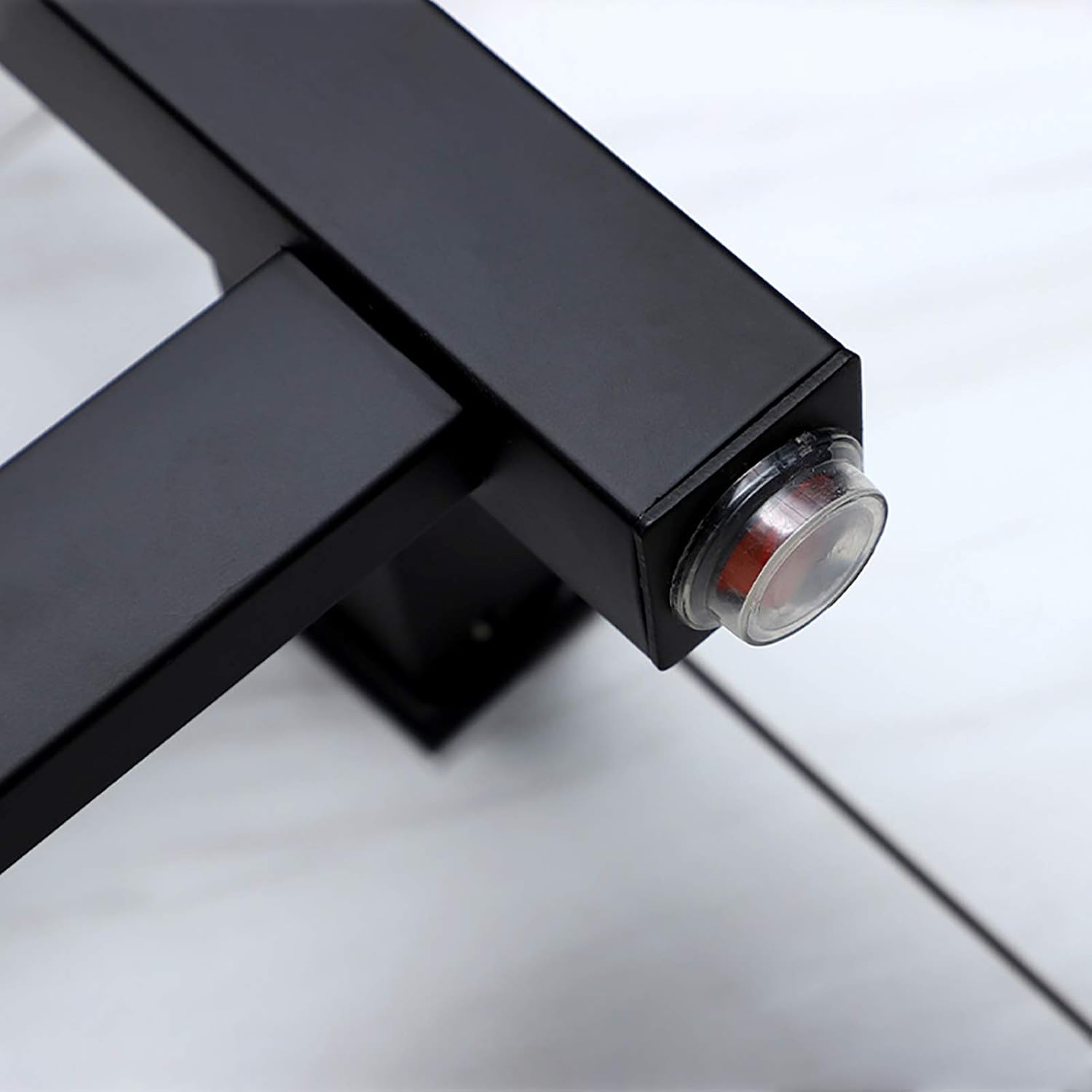 Towel Warmer, Electric Heated Towel Rack, 304 Stainless Steel 7 Bars Energy Efficient Electric Drying Rack Wall Mounted Bath Towel Heater, Clothes Airer Dryer, 82 * 60 * 12cm,Black,Plug in