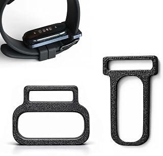 Watch Band Adapter Compatible With Fitbit Air, 2 Pack, Size Options | Sturdy 3D printed construction, low profile comfort, two holder orientations, 18 mm to 26 mm size choices