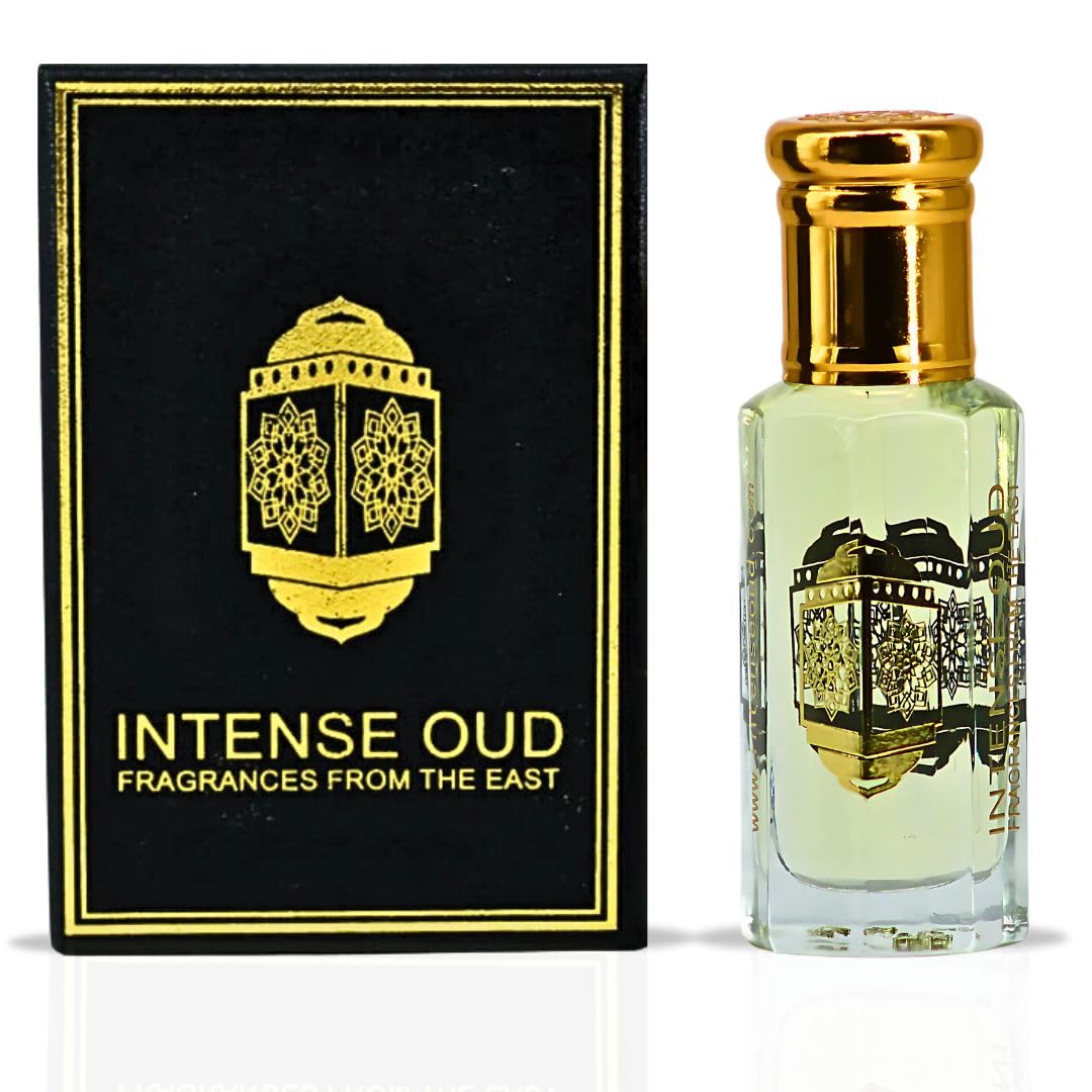 INTENSE OUD Majnoon Long Lasting Arabian Perfume Oils for Women 12ML (0.40 OZ) Fragrance Oil with Pineapple, Vanilla & Musky Base - Concentrated