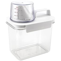 Liquid Laundry Dispenser Container- Laundry Detergent Dispenser for Laundry Room Organization and Storage, Holds Water, Soaps, Liquid Laundry, Powder Scent Beads (1100ml)