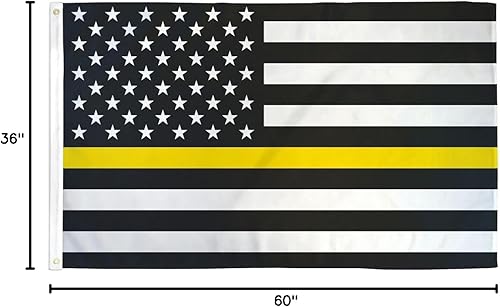 Miniatura 2 de Seguridad amarilla fina durable de la recuperación de la remolque de los despachadores de la emergencia de la bandera de la bandera de la línea