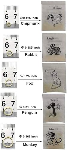 Miniatura 3 de Angzhili 10 bolsas de goma de ortodoncia dental, bandas elásticas de goma, suministro de ortodoncia 3.5 onzas (316 pulgadas)