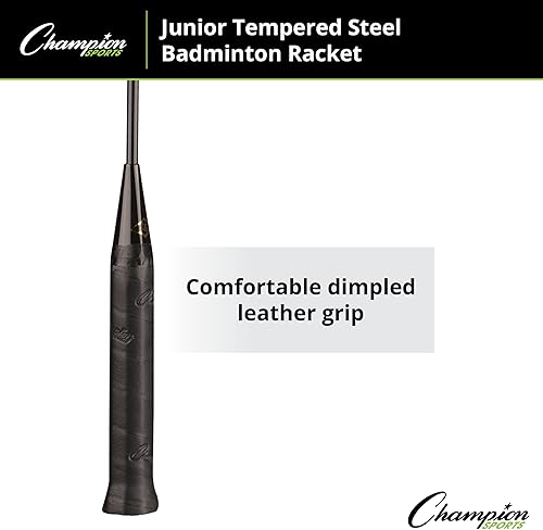 Miniatura 13 de Champion Sports BR40 Heavy-Duty Steel Badminton Racket