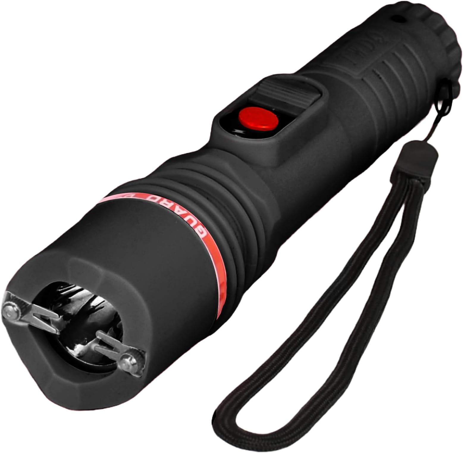 Guard Dog Security Inferno Compact Stun Gun Flashlight for Self Defense, Rechargebale Batteries, Bright LED Flashlight, Maximum Voltage, Holster Included for Women and Men