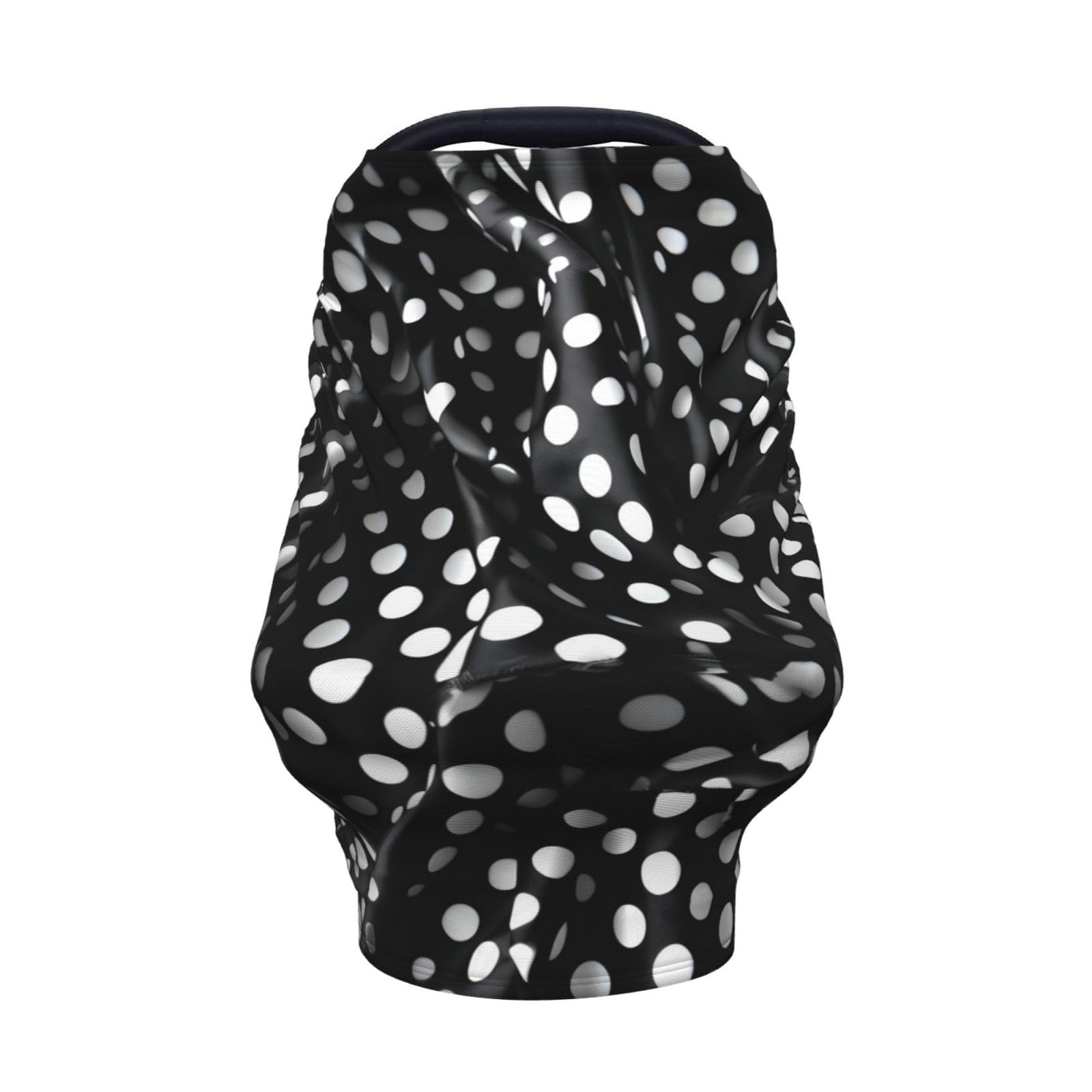 XZDHYZ Black and white corrugated dots Versatile full-print Stroller Chair Cover/Nursing Cover, specially designed for your baby
