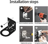 Vista 6 de 3 unidades de dispensador de botellas de jabón redimensionable, soporte de pared para ducha, dispensador de loción de champú y jabón, soporte