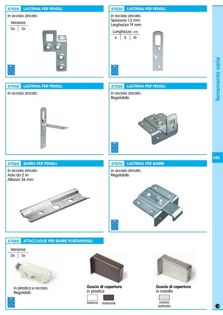 100PZ LASTRINA REGOLABILE X BARRA PER PENSILI
