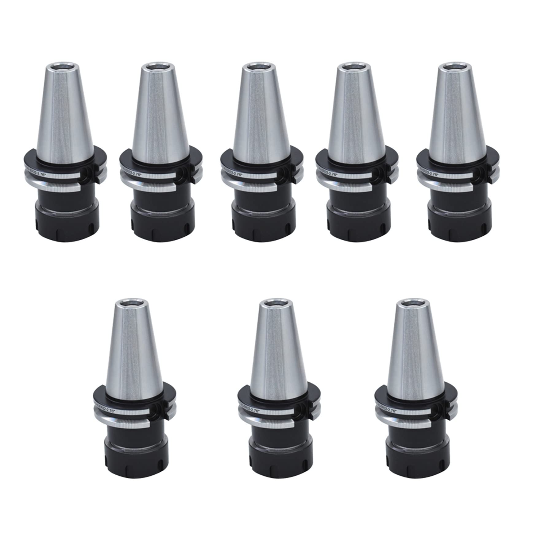 CAT40-ER32 Collet Chuck 2.76" Gage Length 8pcs New Tool Holder Set for CNC Engraving Machine and Milling Lathe Tool