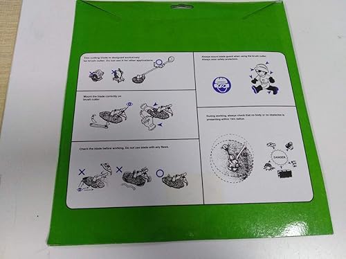 Miniatura 5 de Cuchilla de punta de carburo 80T de 8 pulgadas con adaptador de arandela, cortador de cepillo, cortador de malezas