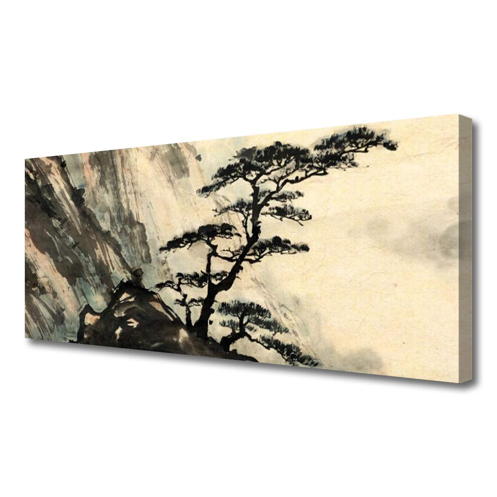 Toile imprimée 125x50cm pour créer un salon zen et moderne