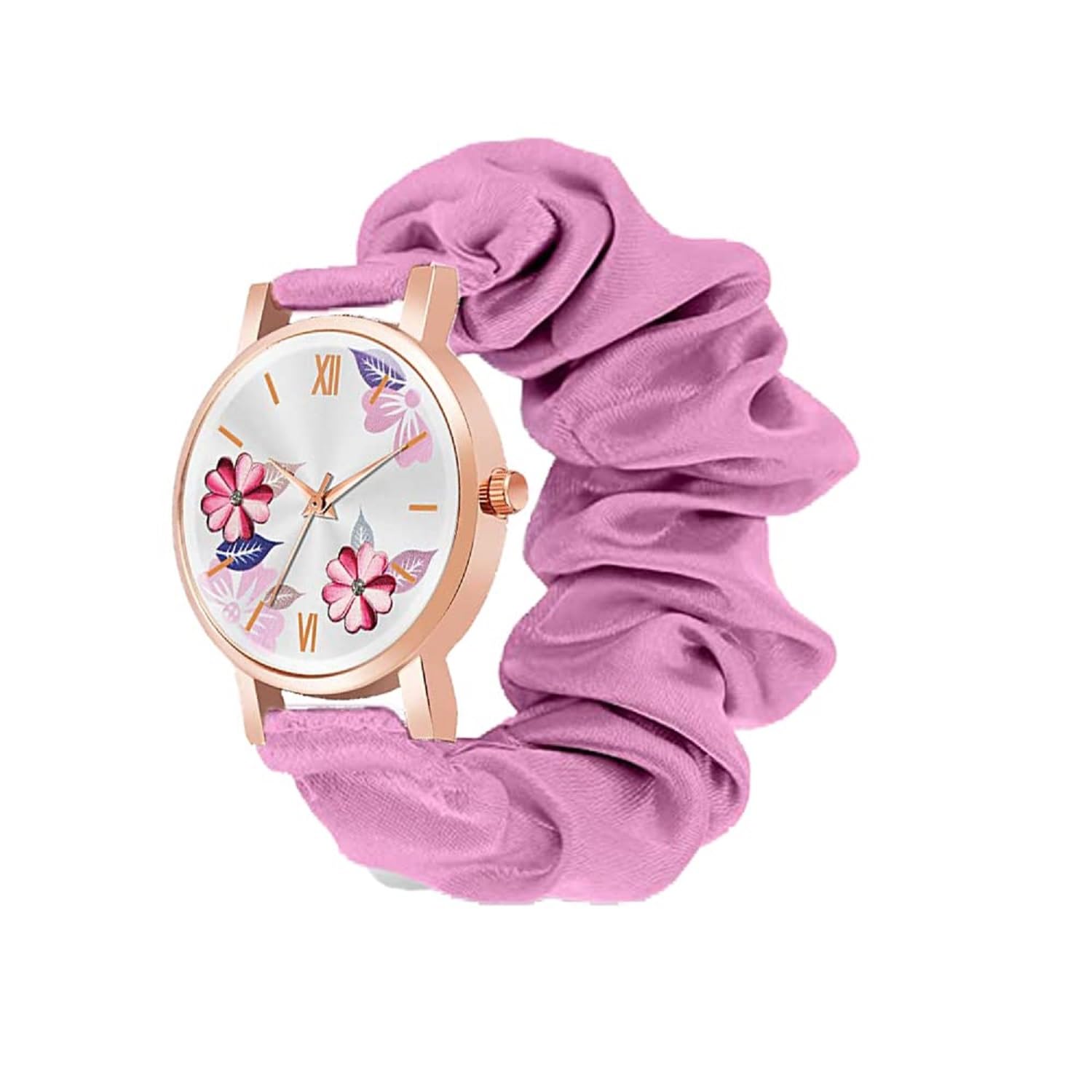 KIARVI GALLERY Analogue Flower dial Fabric Strap Watch for Girls and Women(Pink) (Pink) (B0CFQYZ6RV) Amazon Price History, Amazon Price Tracker
