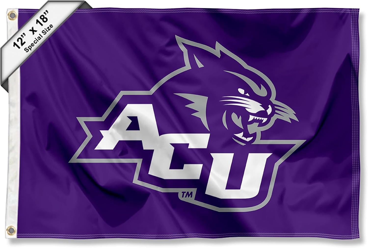 College Flags & Banners Co. Abilene Christian Wildcats Boat and Golf Cart Flag