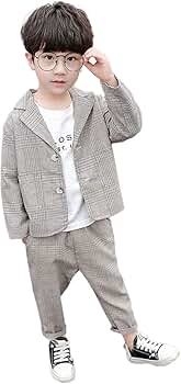 Amazon | [XIAOYUE] 子供服 男の子 スーツ ツーピーススーツ