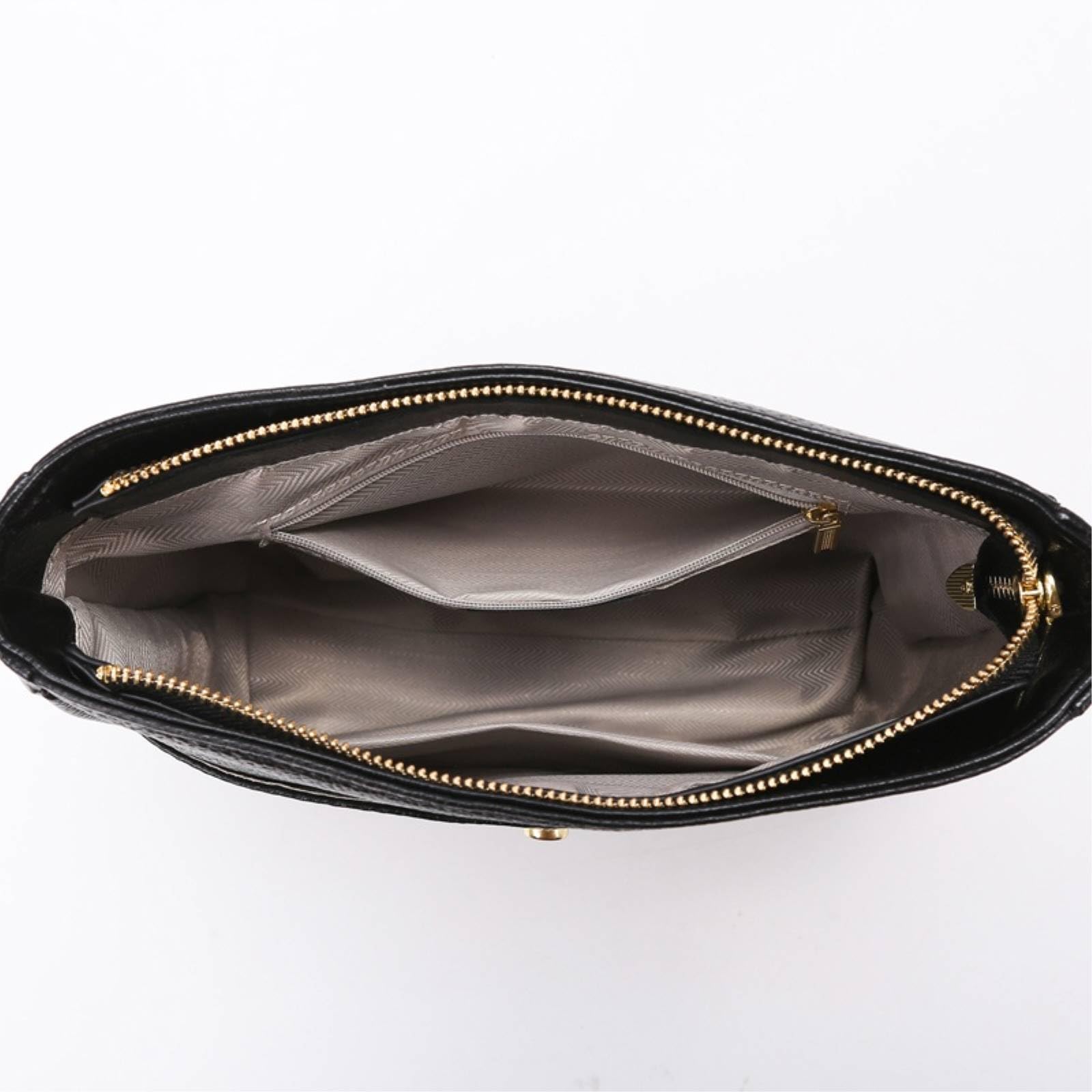Borsa A Tracolla Casual di Grande capacità con Cinturina Singola E Chiusura Cerniera