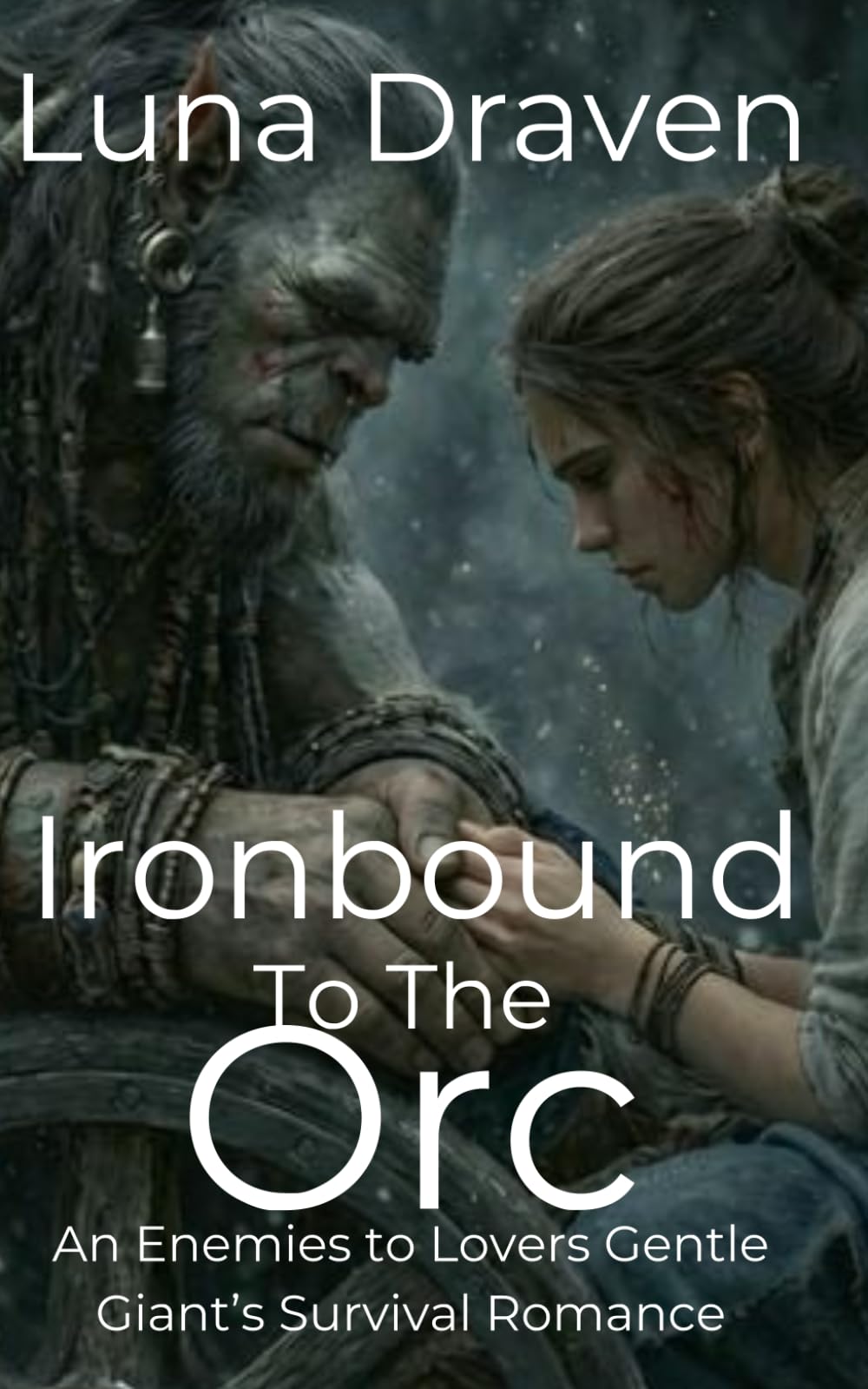 Ironbound To The Orc: An Enemies To Lovers Gentle Giant's Survival Romance (Stone And Storm)