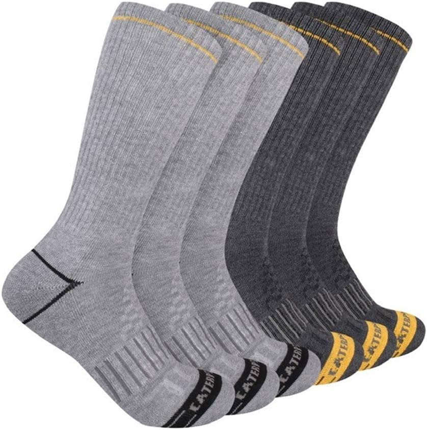 mens 6-pack Half Cushioned Crew Socks