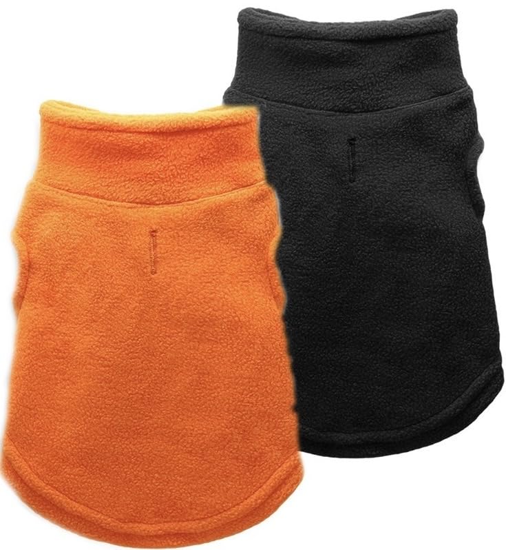 KUTKUT 2 Pcs Light Weight Winter Fleece Vest Pullover for Small Dogs and Cats | Warm Turtle Neck Sweater for ShishTzu, Pekingese, Poodle etc (Size: XL, Chest: 52cm, Back Length: 45cm) (B0BGHTRW3H) Amazon Price History, Amazon Price Tracker