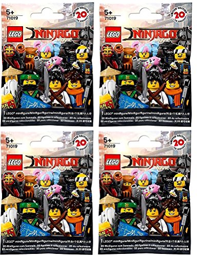 LEGO The Ninjago Movie Minifigures - Random Pack of 4 (71019)