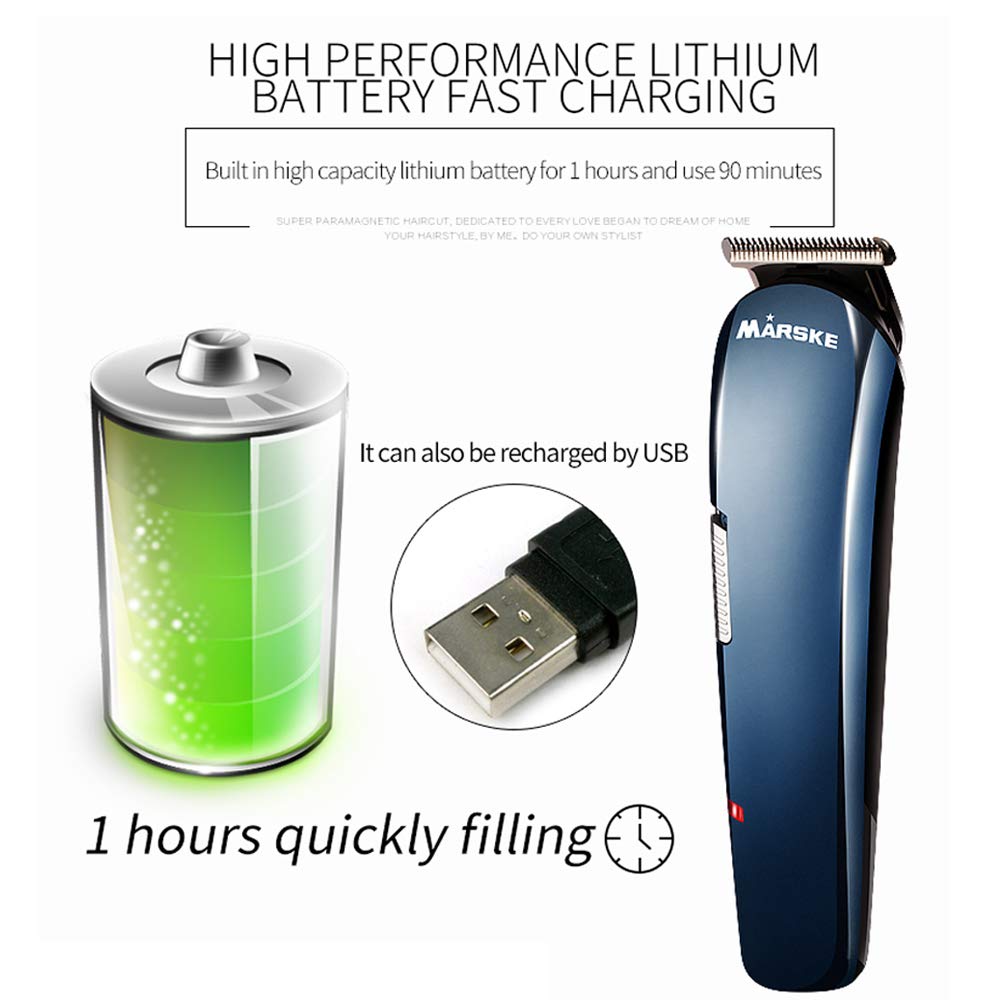 ele ELEOPTION Haarschneidemaschine Profi Haarschneider Bartschneider Grooming Kit für Männer, USB Wiederaufladbar Haartrimmer Haarrasierer Multifunktional Hair Trimmer Set für Kinder und Familien