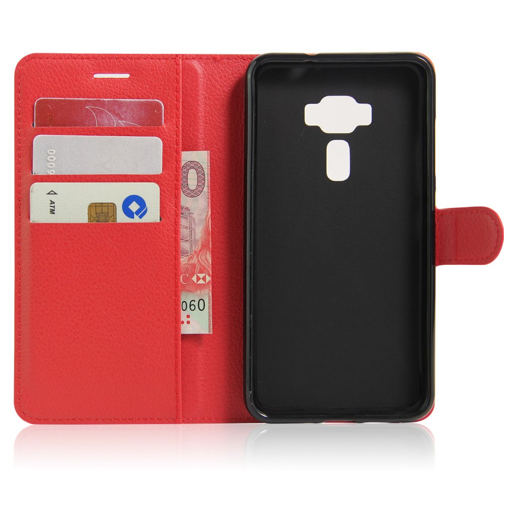 Custodia ASUS Zenfone 3/ ZE520KL(5.2),Cover ASUS Zenfone 3/ ZE520KL(5.2),Custodia Portafoglio con Interno TPU Antiurto, Supporto Stand, Wallet Case per ASUS Zenfone 3/ ZE520KL(5.2),con Magnetico Snap
