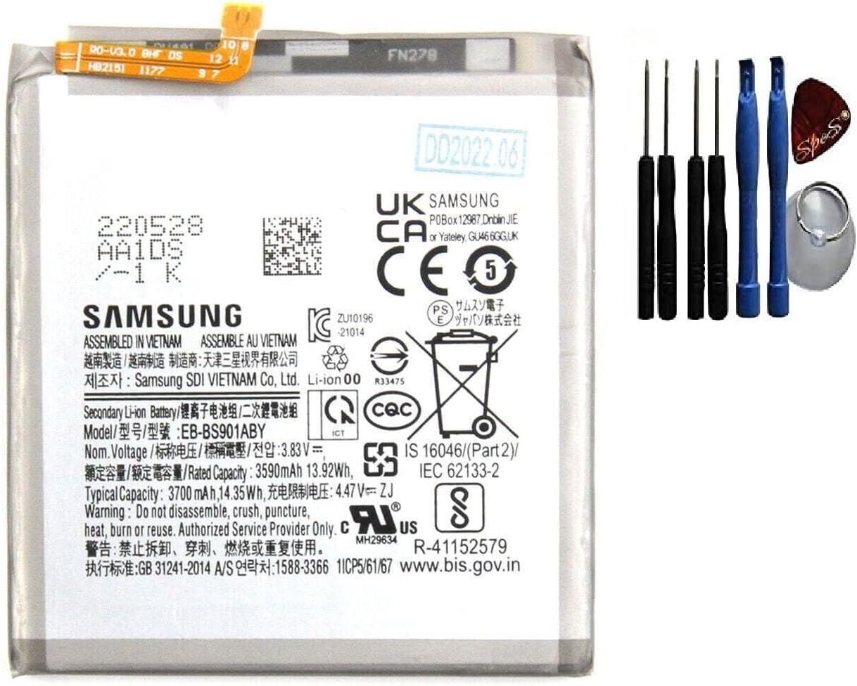 Original Samsung Ersatz-Akku Batterie Accu für Samsung Galaxy S22 S901B Battery 3700mAh mit Klebestreifen Inkl. Einbauwerkzeug