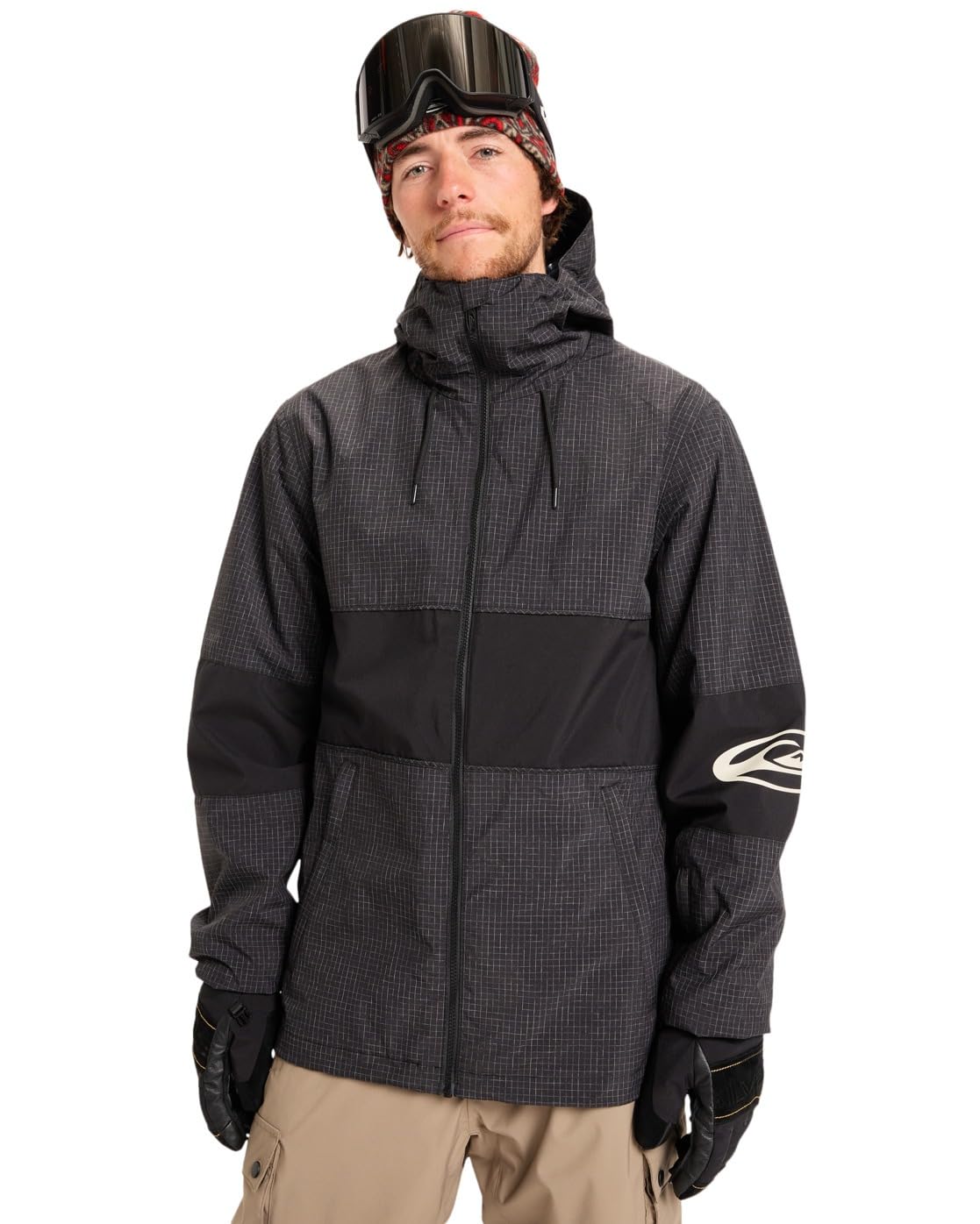 Quiksilver High in The Hood - Technical Snow Jacket - Men - Black