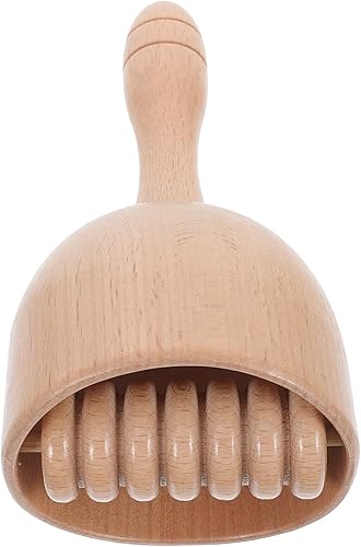 Lurrose Herramientas para esculpir el cuerpo de madera, palo de masaje de madera, herramienta de masaje de madera, masajeador de cuerpo de madera,